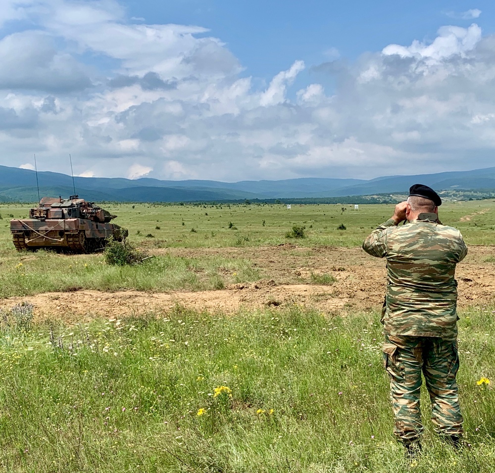 Hellenic Army target practice