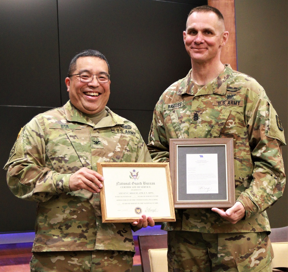 Illinois Army National Guard Command Sgt. Maj. Steven Krause Retires After More Than 31 Years