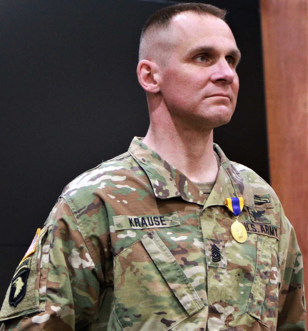 Illinois Army National Guard Command Sgt. Maj. Steven Krause Retires After More Than 31 Years