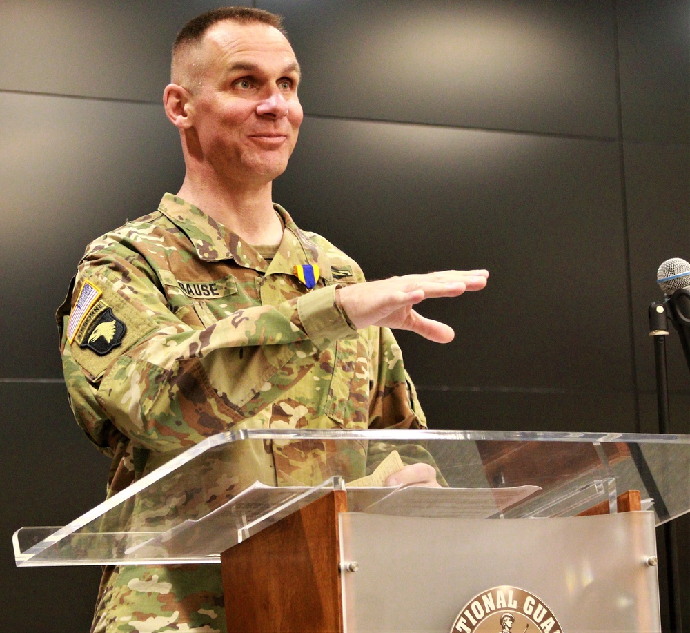 Illinois Army National Guard Command Sgt. Maj. Steven Krause Retires After More Than 31 Years