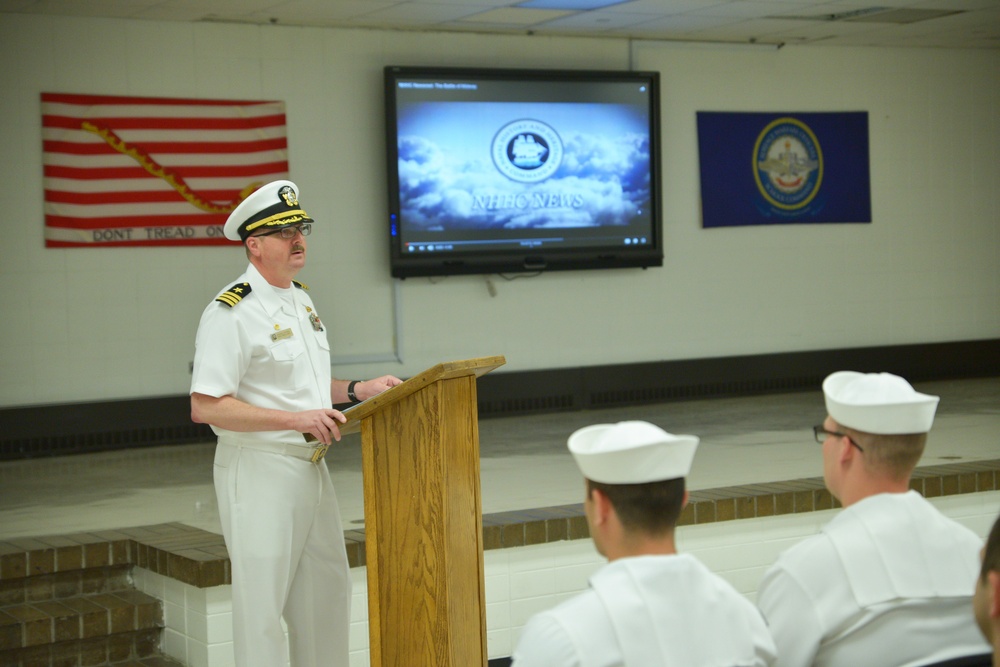 Surface Warfare Officer School Great Lakes Holds Battle of Midway Remembrance