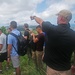 August Cole, co-author of “Ghost Fleet,” discusses future technological warfare with Marine information group in Okinawa