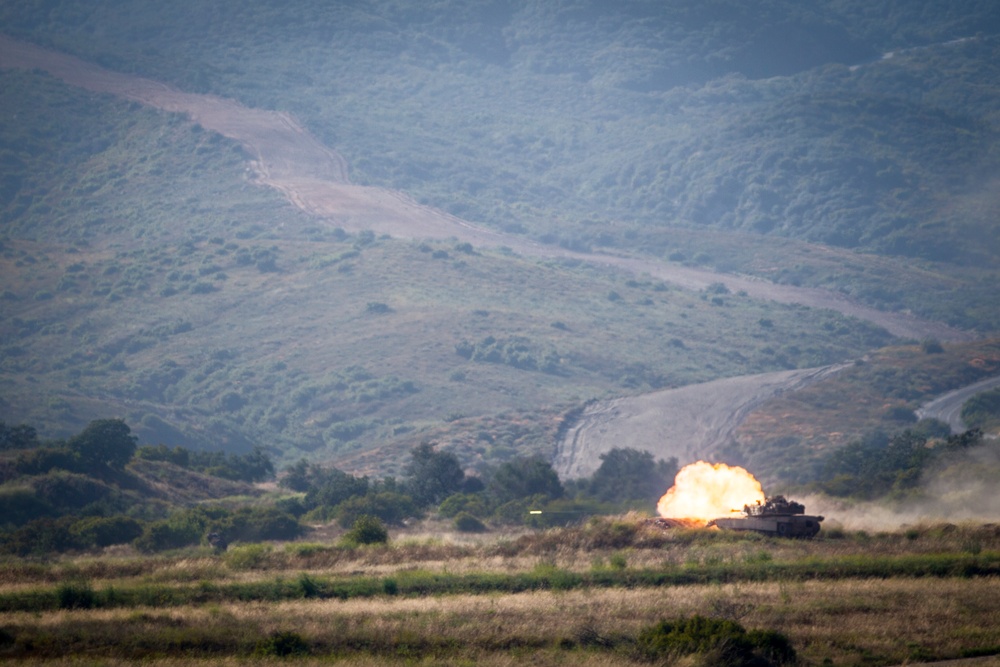 M1A1 Abrams Tank Range, Charlie Company, 4th Tank Battalion