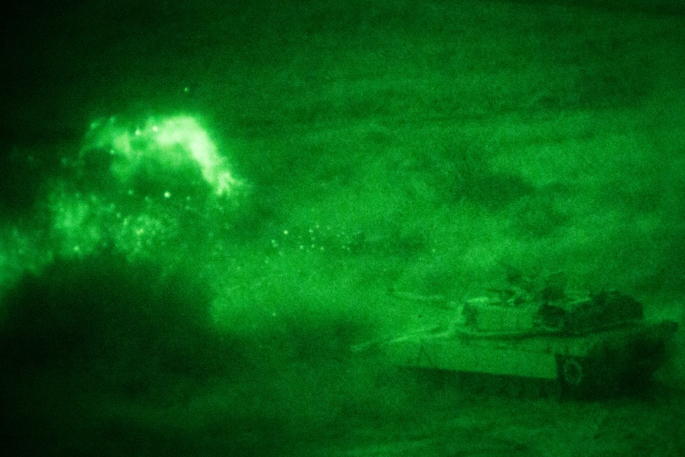 M1A1 Abrams Tank Range, Charlie Company, 4th Tank Battalion