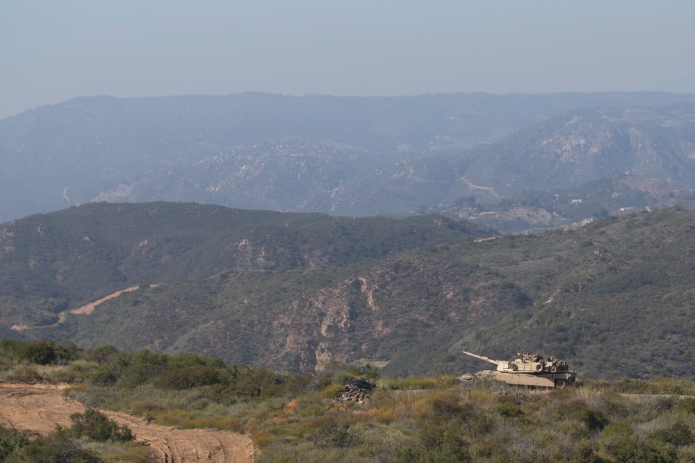 M1A1 Abrams Tank Range, Charlie Company, 4th Tank Battalion
