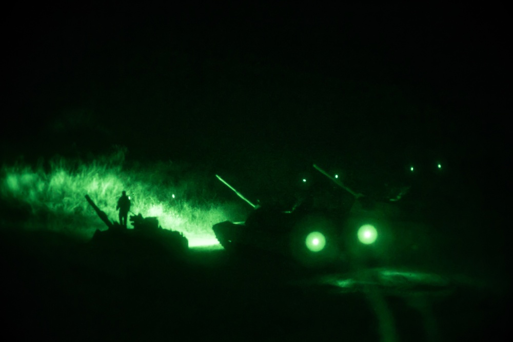 M1A1 Abrams Tank Range, Charlie Company, 4th Tank Battalion