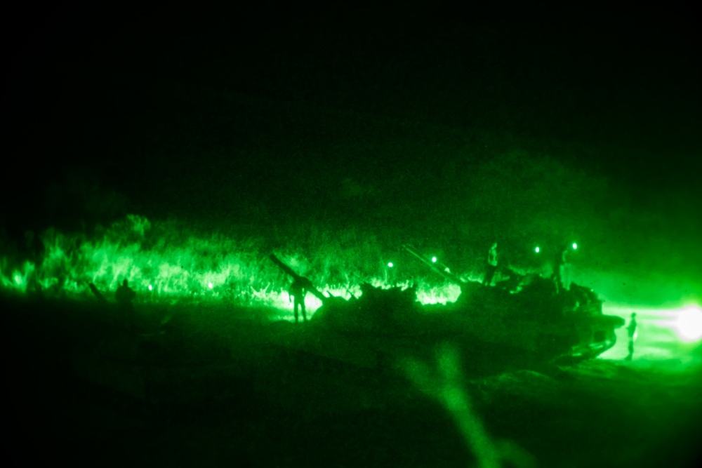 M1A1 Abrams Tank Range, Charlie Company, 4th Tank Battalion