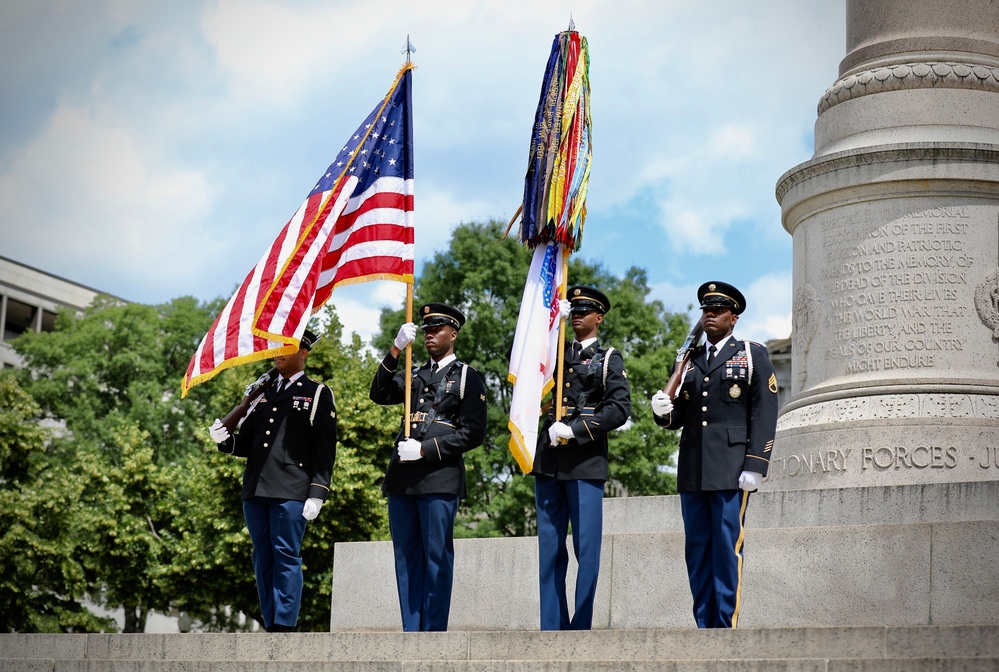 District of Columbia National Guardsmen support 1st Infantry Division Memorial Day Event at the White House