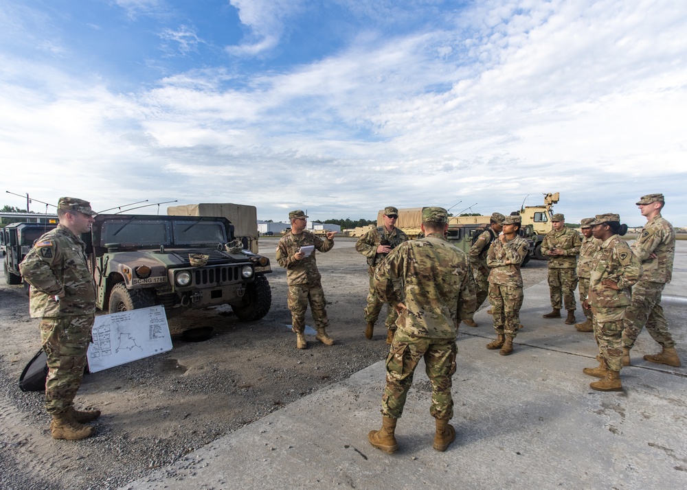 Engineers Conduct Convoy Training