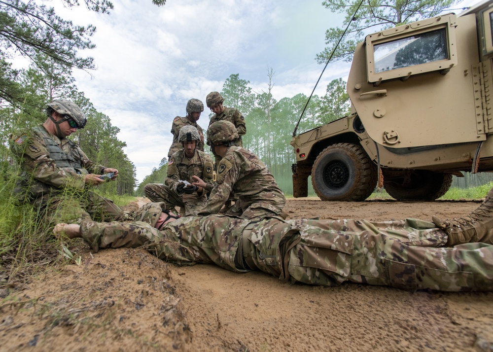 Engineers Conduct Convoy Training