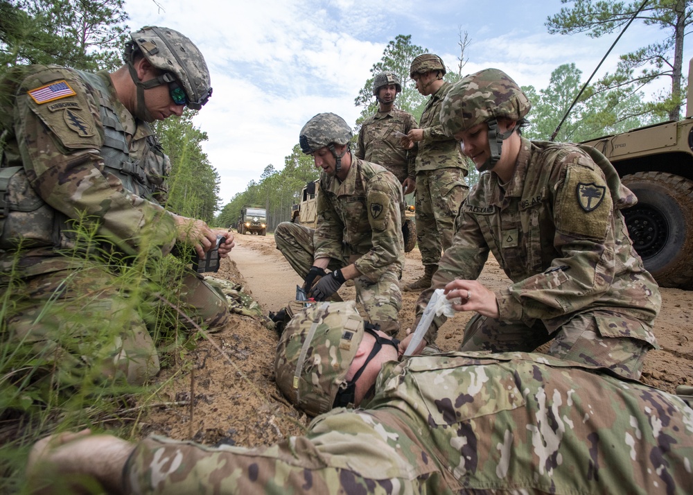 Engineers Conduct Convoy Training