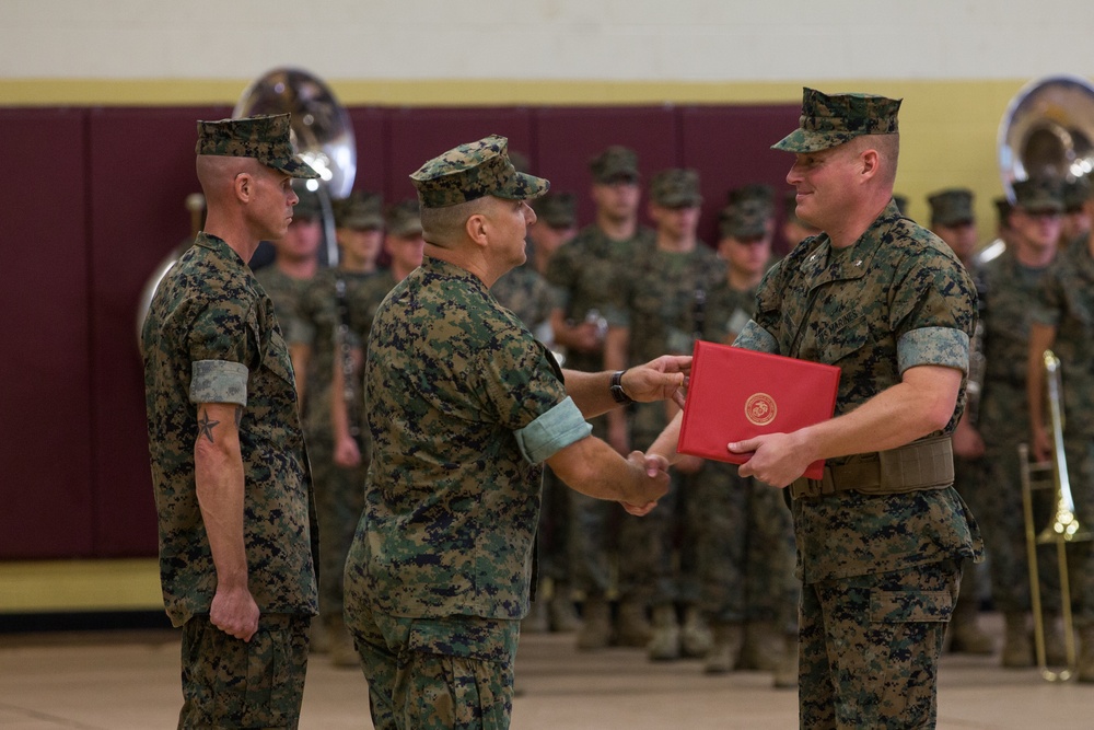 MWSS-272 Change of Command Ceremony