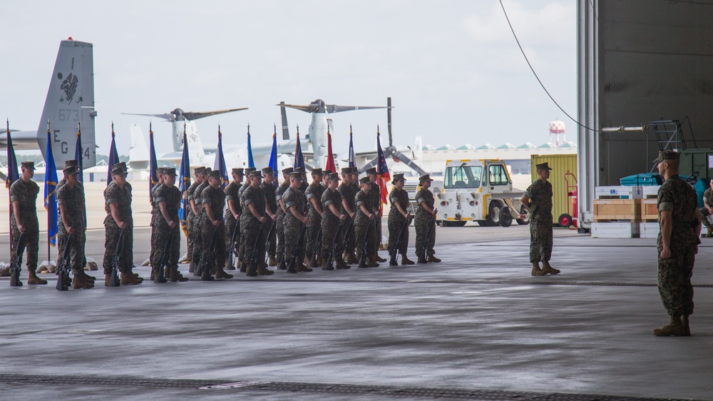 VMM-263 Change of Command Ceremony