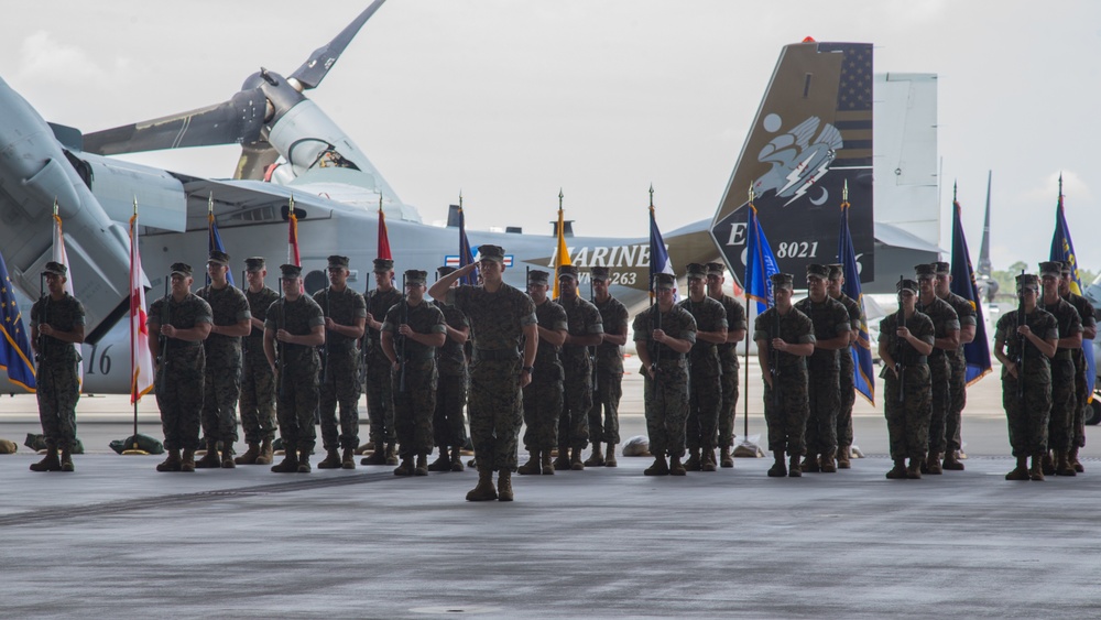 VMM-263 Change of Command Ceremony