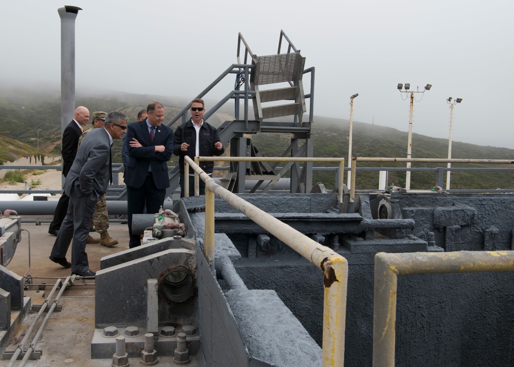 NASA administrator SLC-4 tour