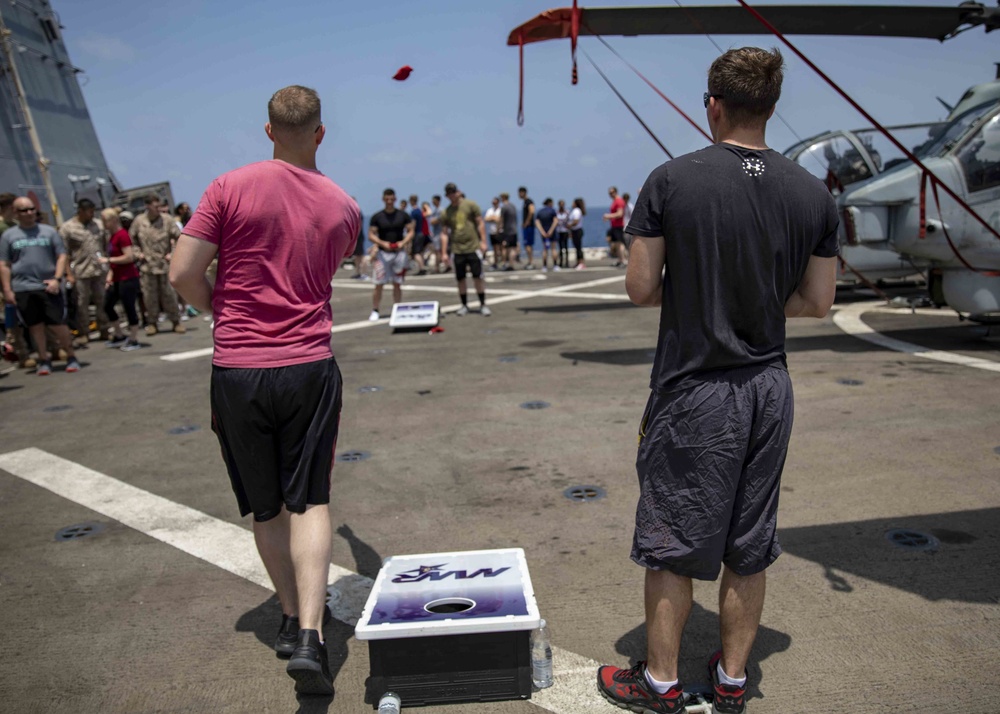 USS Arlington Steal Beach 190608