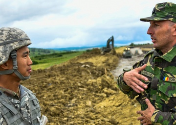 Nevada National Guardsmen Collaborate with Romanian Engineers