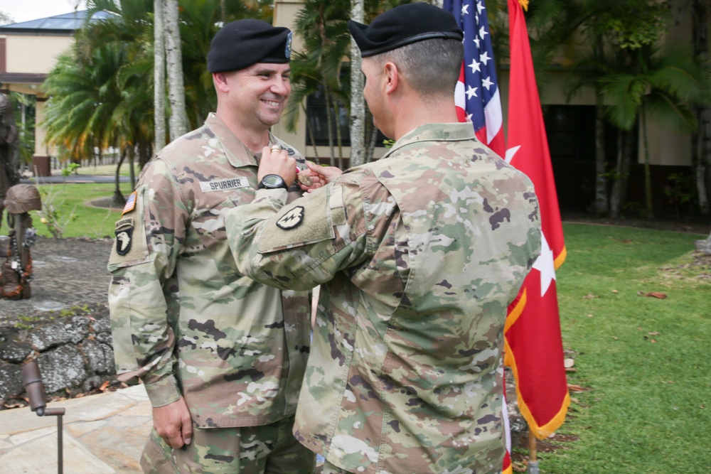 209th Aviation Support Battalion Change of Command/Responsibility