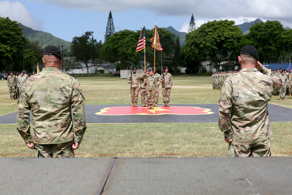 209th Aviation Support Battalion Change of Command/Responsibility