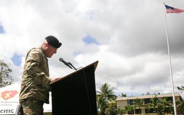 209th Aviation Support Battalion Change of Command/Responsibility