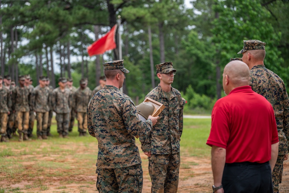 Kevlar Helmet Return Ceremony