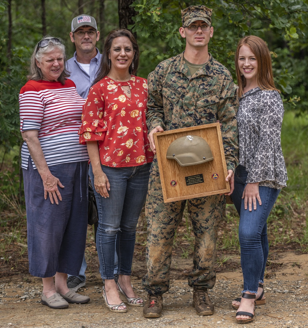 Kevlar Helmet Return Ceremony