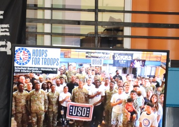 Hoops for Troops motivates fans at Schofield Barracks