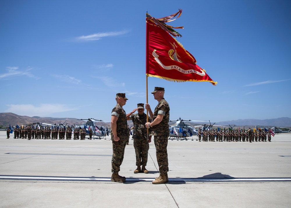 Marine Light Attack Helicopter Squadron 267 Change of Command