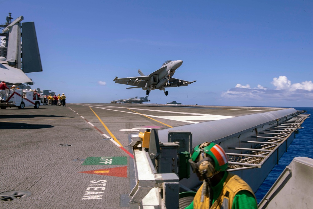 USS Ronald Reagan Flight Operations