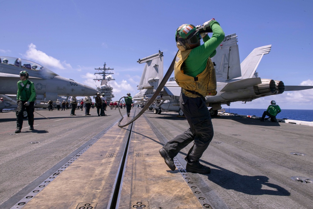 USS Ronald Reagan Flight Operations