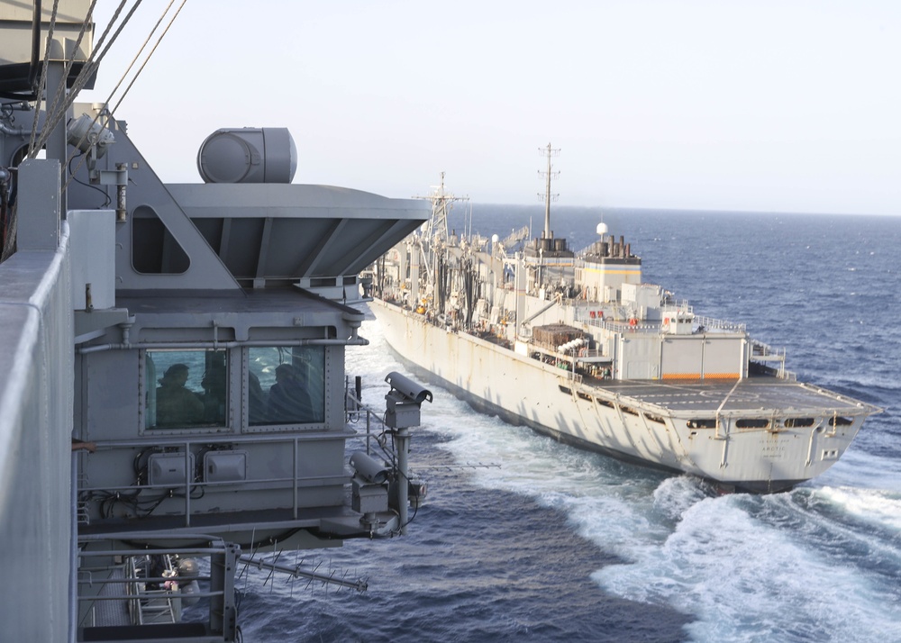 Abraham Lincoln Replenishment at Sea