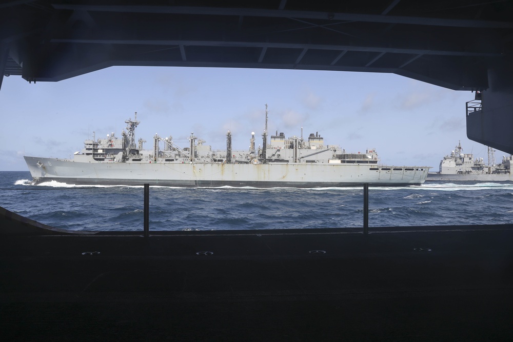 Abraham Lincoln Replenishment at Sea