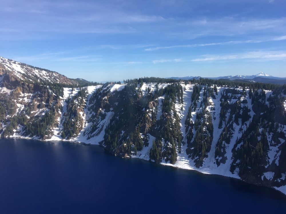 Sector North Bend aircrew rescues man in Crater Lake National Park