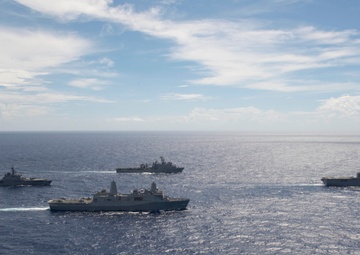 Amphibious Squadron (PHIBRON) Eleven and USS Wasp (LHD 1) Operations at Sea