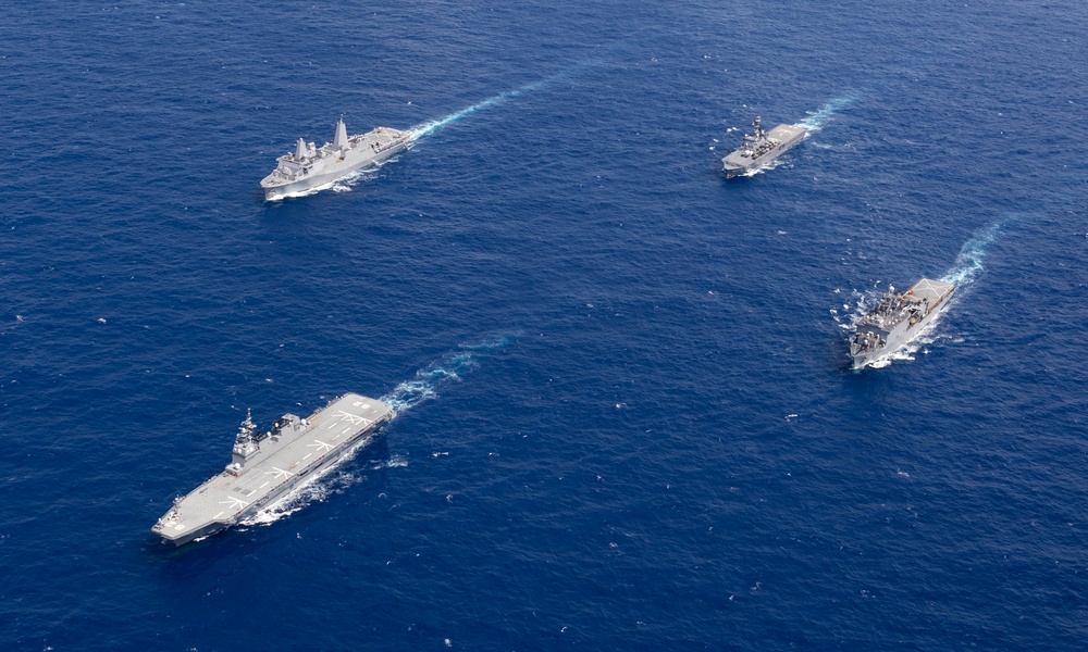 Amphibious Squadron (PHIBRON) Eleven and USS Wasp (LHD 1) Operations at Sea