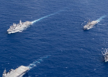 Amphibious Squadron (PHIBRON) Eleven and USS Wasp (LHD 1) Operations at Sea