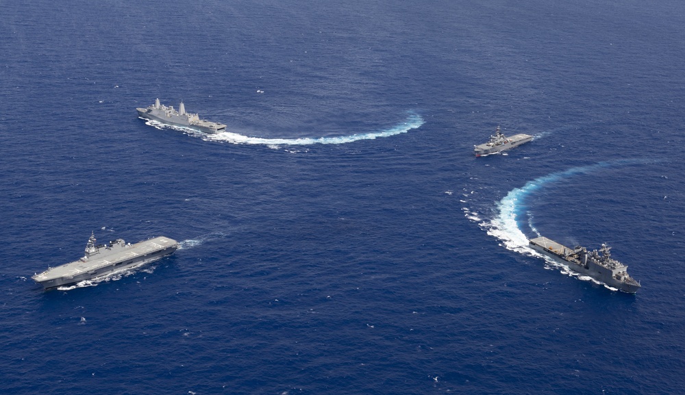Amphibious Squadron (PHIBRON) Eleven and USS Wasp (LHD 1) Operations at Sea