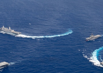 Amphibious Squadron (PHIBRON) Eleven and USS Wasp (LHD 1) Operations at Sea