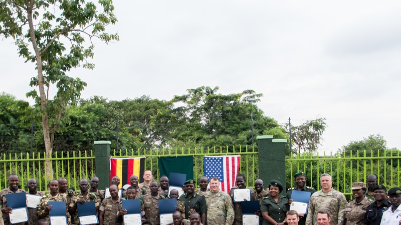 U.S. Military Supports Training of Uganda Wildlife Authority Park Rangers