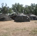 141st MEB tents in Slobozia, Romania