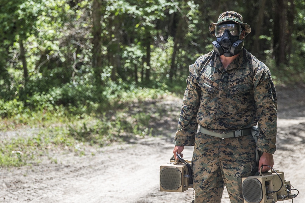 CBRN conducts CS gas training