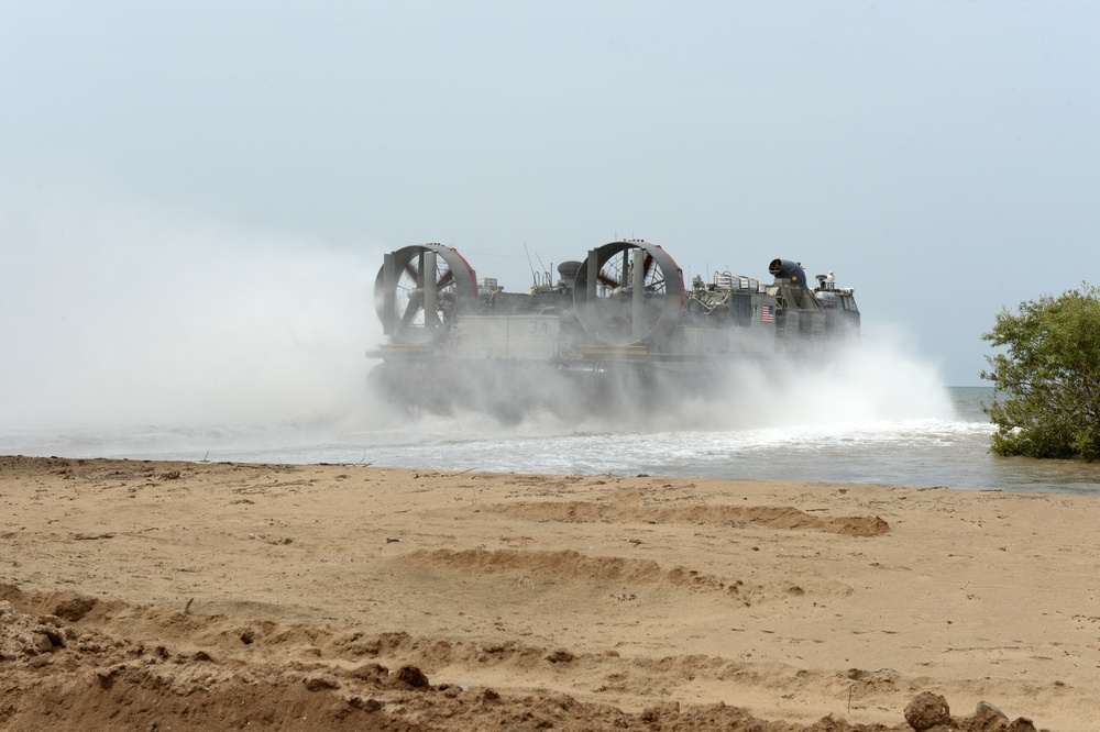 LCAC Landing on Red Beach, CAMP LEMONNIER, Djibouti