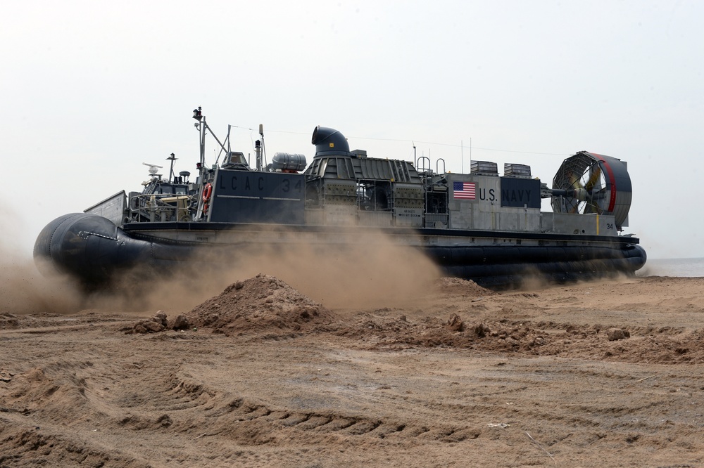 LCAC Landing on Red Beach, CAMP LEMONNIER, Djibouti