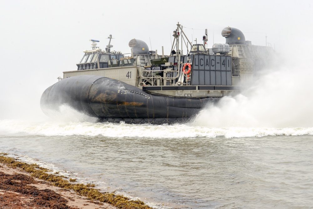 LCAC Landing on Red Beach, CAMP LEMONNIER, Djibouti