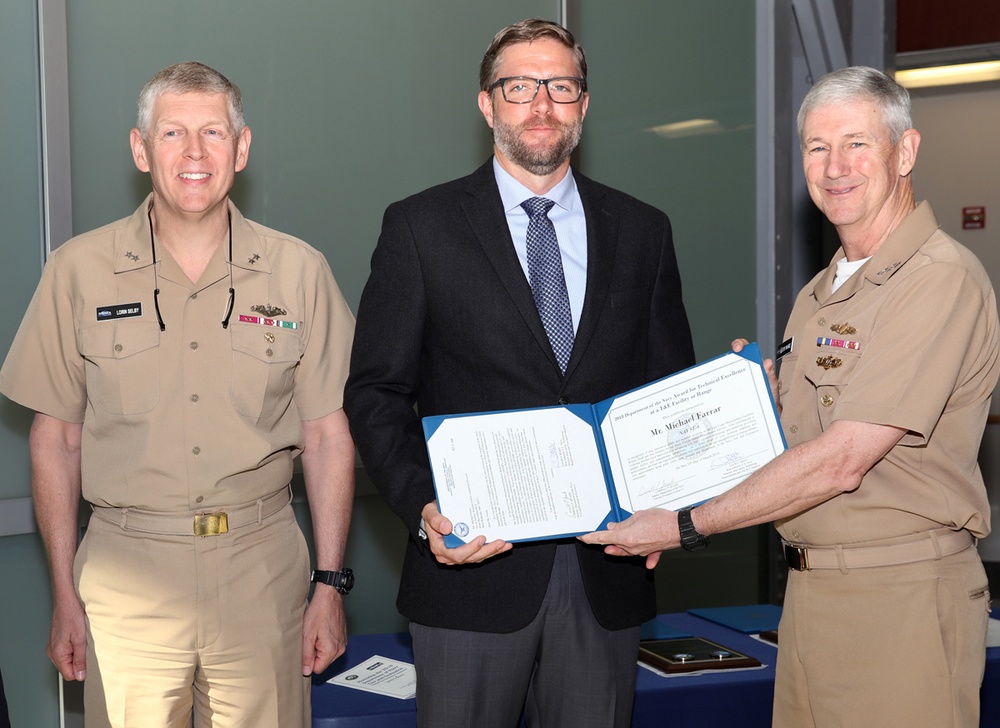 Carderock employees earn Navy awards for test and evaluation Carderock employees earn Navy awards for test and evaluation