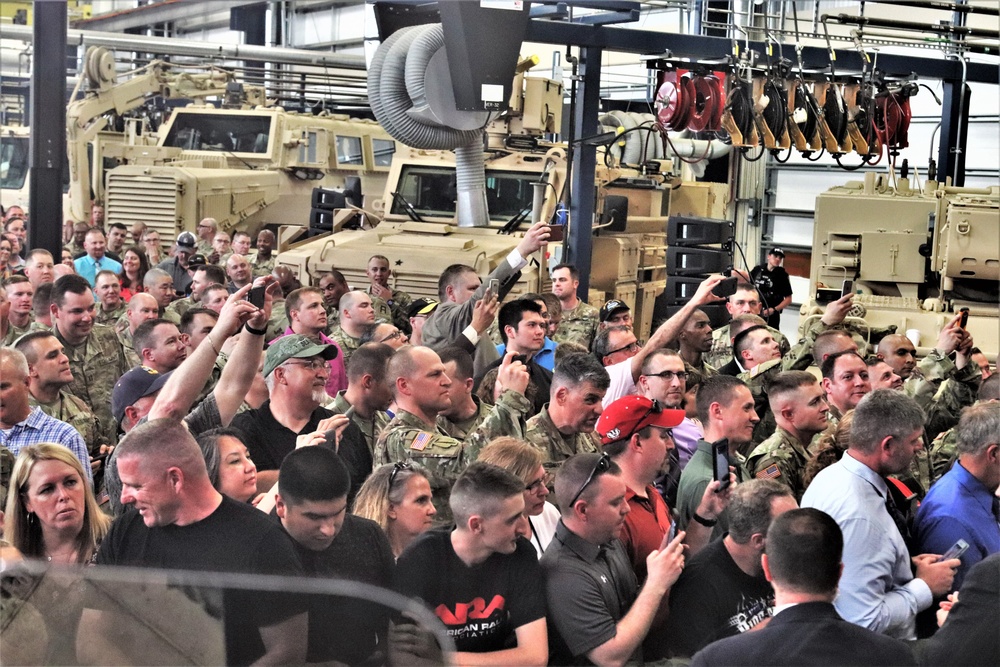 Vice President Mike Pence visits Fort McCoy