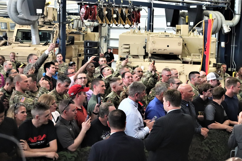 Vice President Mike Pence visits Fort McCoy