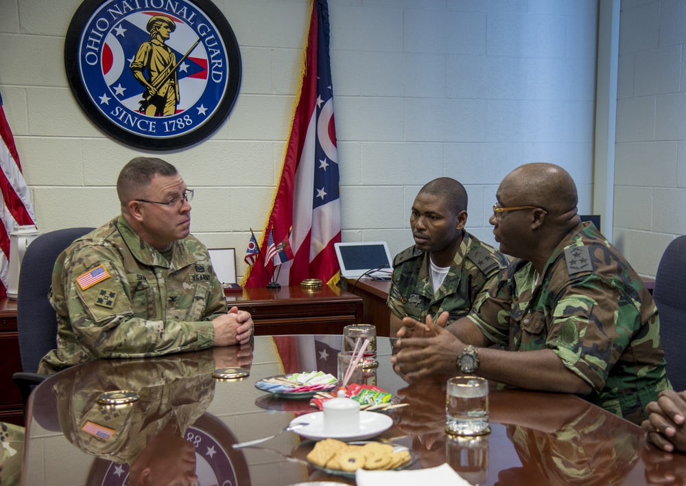 Angolan Armed Forces general visits US, Ohio for first time