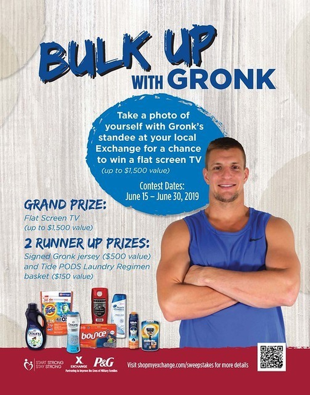 DVIDS - News - Take a Picture with Gronk at the Exchange to Win a