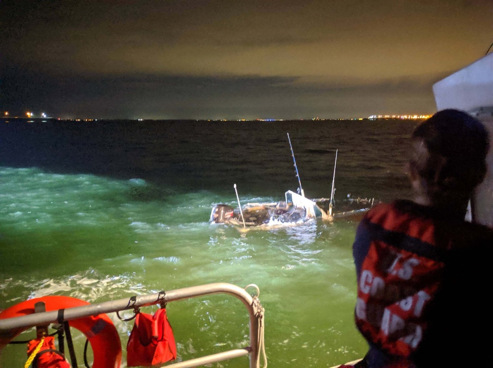 Coast Guard, U.S. Army rescues 2 people from submerged vessel in Chesapeake Bay